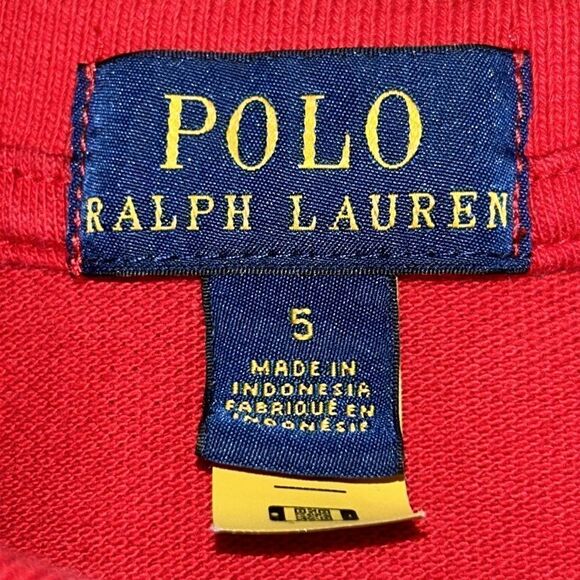Sports car 🚘 red long sleeve Polo by Ralph Lauren cotton comfy - Picture 4 of 17